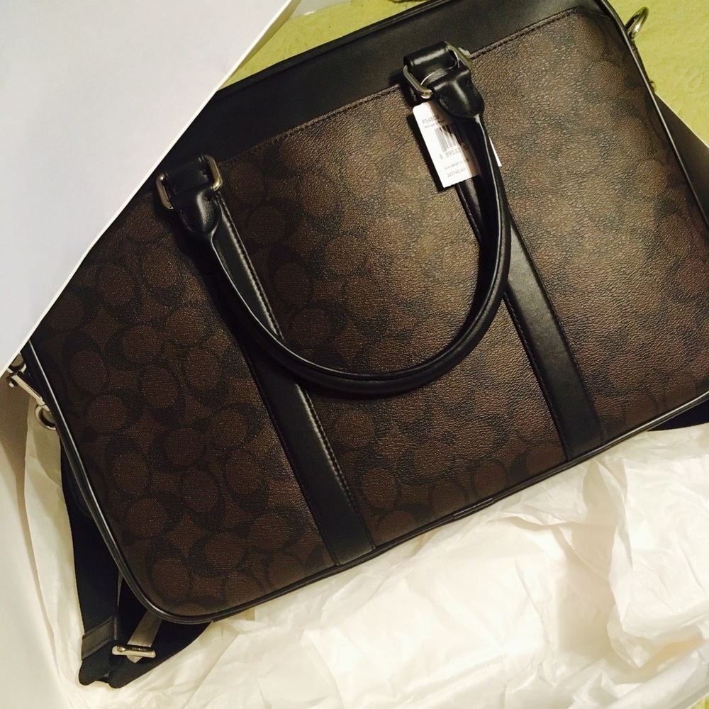 Never used Coach designer briefcase